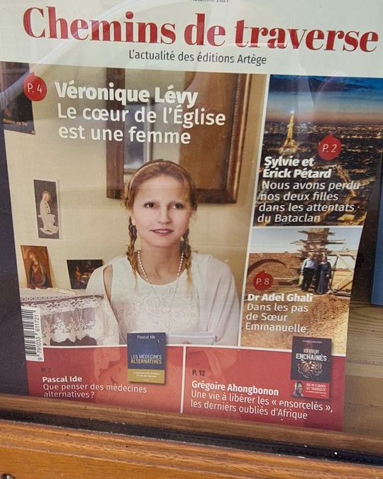 Déjà en vitrine à la librairie des soeurs Bénédictines